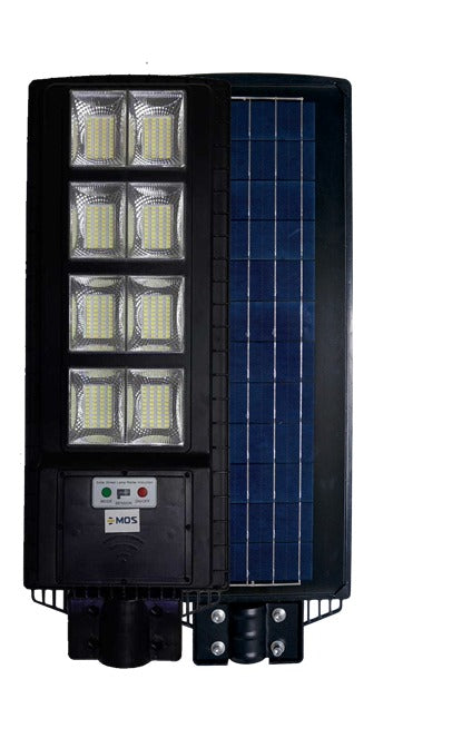 LUMINÁRIA SOLAR DE CORPO ÚNICO 120W.